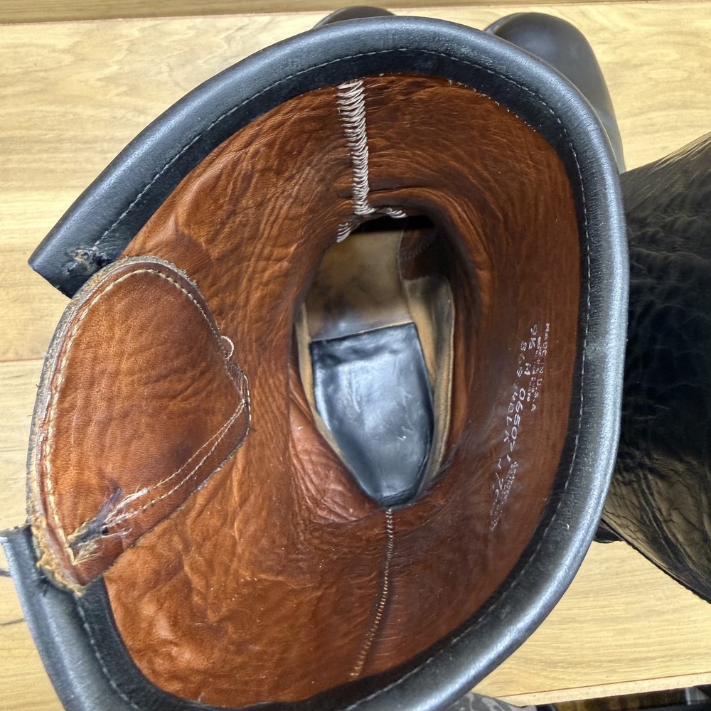 FRYE Artisanal Engineer Boots Mens 9.5 Horween Biker Moto Limited Ed USA Made - Picture 13 of 14